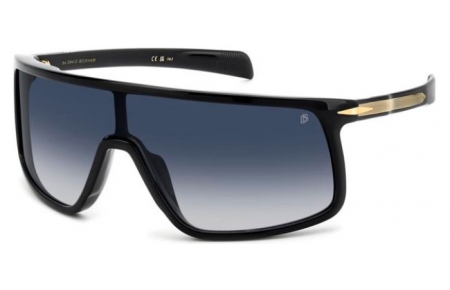 Gafas de Sol - David Beckham Eyewear - DB 99/VISOR - 2M2 (08) BLACK GOLD // DARK BLUE GRADIENT