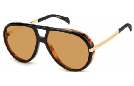 Gafas de Sol - David Beckham Eyewear - DB 99/VOYAGER - XWY (VS) BLACK // ORANGE HIGHT CONTRAST