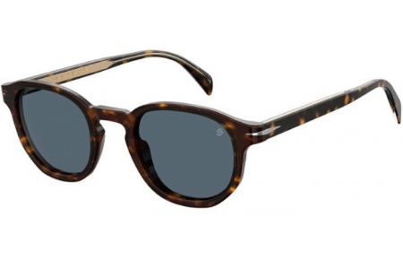 Gafas de Sol - David Beckham Eyewear - DB 1007/S - 086 (KU) HAVANA // BLUE GREY