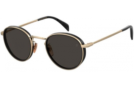 Gafas de Sol - David Beckham Eyewear - DB 1033/S - 2M2 (IR) BLACK GOLD // GREY