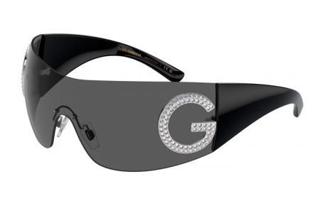 Gafas de Sol - Dolce & Gabbana - DG2298B - 05/87 BLACK // DARK GREY