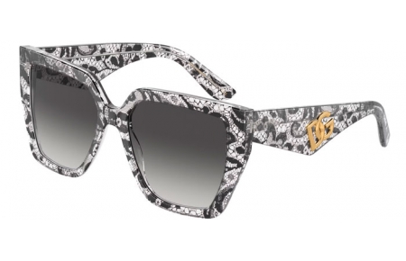 Gafas de Sol - Dolce & Gabbana - DG4438 - 32878G  BLACK LACE // GREY GRADIENT