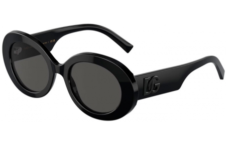 Lunettes de soleil - Dolce & Gabbana - DG4448 - 501/87 BLACK // DARK GREY