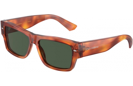 Gafas de Sol - Dolce & Gabbana - DG4451 - 705/9A HAVANA GINGER // DARK GREEN POLARIZED