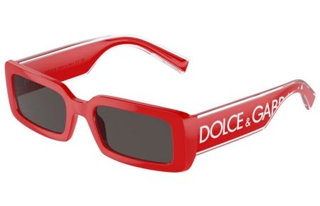 Lunettes de soleil - Dolce & Gabbana - DG6187 - 309687  RED // DARK GREY