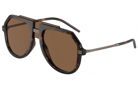 Gafas de Sol - Dolce & Gabbana - DG6195 - 502/73 HAVANA // DARK BROWN