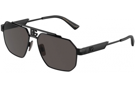 Gafas de Sol - Dolce & Gabbana - DG2294 - 01/87 BLACK // DARK GREY