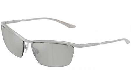 Gafas de Sol - Dolce & Gabbana - DG2307 - 13648V  MATTE SILVER // SILVER MIRROR