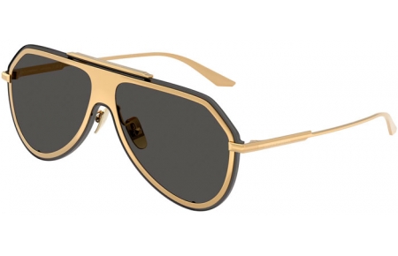 Gafas de Sol - Dolce & Gabbana - DG2309 - 02/87 GOLD // DARK GREY