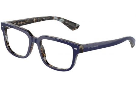 Monturas - Dolce & Gabbana - DG3380 - 3423 BLUE ON HAVANA BLUE