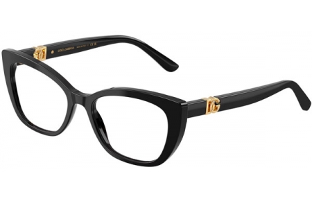 Monturas - Dolce & Gabbana - DG3398 - 501  BLACK