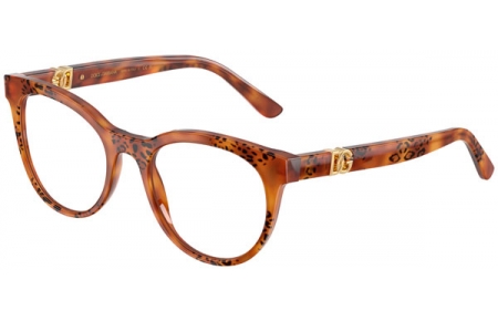 Monturas - Dolce & Gabbana - DG3399 - 3380  HAVANA LEOPARD