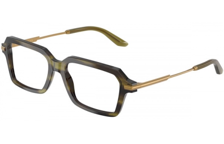 Monturas - Dolce & Gabbana - DG3401 - 3447  STRIPED OLIVE GREEN