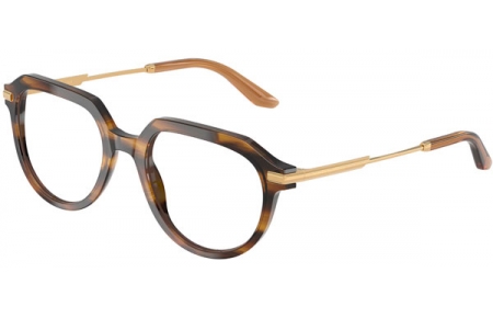 Monturas - Dolce & Gabbana - DG3402 - 3446  STRIPED OCHRE