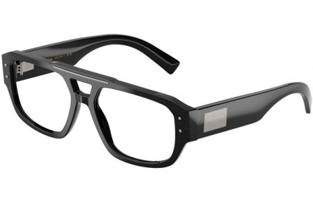 Monturas - Dolce & Gabbana - DG3406 - 2820  BRUSHED BLACK