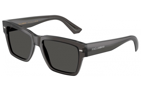 Gafas de Sol - Dolce & Gabbana - DG4431 - 316087  TRANSPARENT GREY // DARK GREY