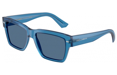 Lunettes de soleil - Dolce & Gabbana - DG4431 - 339880  TRANSPARENT BLUE // DARK BLUE