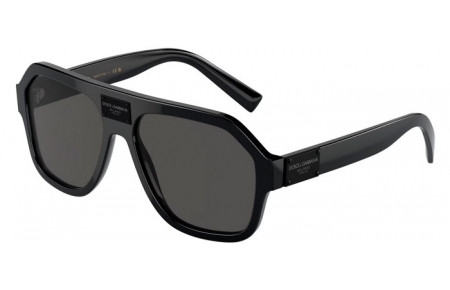 Gafas de Sol - Dolce & Gabbana - DG4433 - 501/87 BLACK // DARK GREY