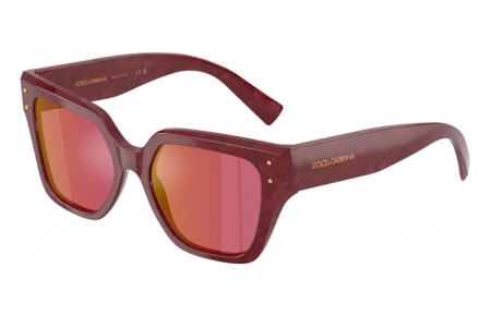 Gafas de Sol - Dolce & Gabbana - DG4471 - 3442D0  BORDEAUX CORD // DARK VIOLET MIRROR RED