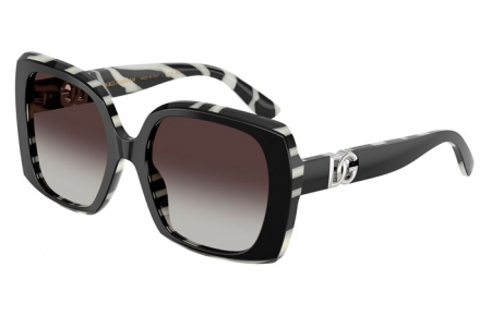 Gafas de Sol - Dolce & Gabbana - DG4475 - 33728G  BLACK ON ZEBRA PRINT // GREY GRADIENT