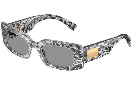 Lunettes de soleil - Dolce & Gabbana - DG4479 - 3287/1 BLACK LACE // GREY