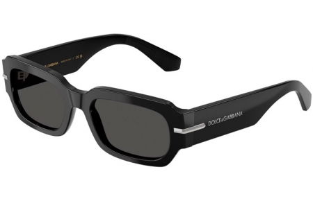 Lunettes de soleil - Dolce & Gabbana - DG4485 - 501/87 BLACK // DARK GREY