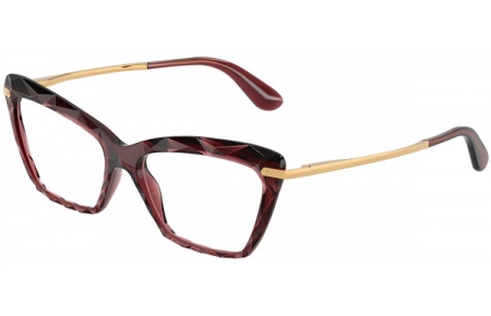 Monturas - Dolce & Gabbana - DG5025 - 3045  TRANSPARENT RED BORDEAUX