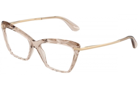 Monturas - Dolce & Gabbana - DG5025 - 3432  TRANSPARENT CAMEL