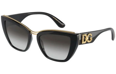 Gafas de Sol - Dolce & Gabbana - DG6144 - 501/8G BLACK // GREY GRADIENT