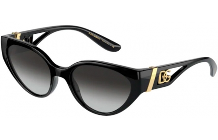 Sunglasses - Dolce & Gabbana - DG6146 - 501/8G BLACK // GREY GRADIENT