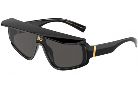 Sunglasses - Dolce & Gabbana - DG6177 - 501/87 BLACK // DARK GREY