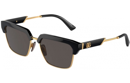 Gafas de Sol - Dolce & Gabbana - DG6185 - 501/87  BLACK // DARK GREY