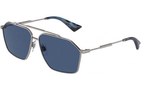 Gafas de Sol - Dolce & Gabbana - DG2303 - 04/80 GUNMETAL // DARK BLUE