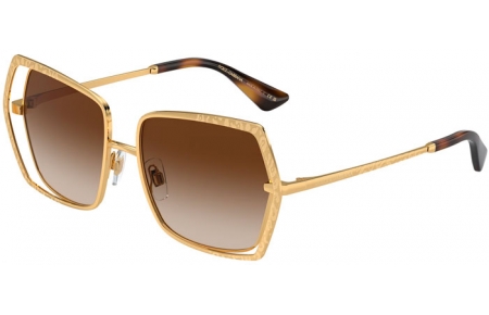 Gafas de Sol - Dolce & Gabbana - DG2306 - 02/13 GOLD // BROWN GRADIENT