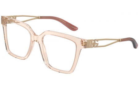 Monturas - Dolce & Gabbana - DG3376B - 3432  TRANSPARENT CAMEL