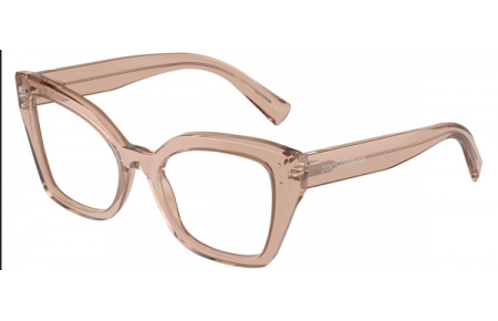 Monturas - Dolce & Gabbana - DG3386 - 3432  TRANSPARENT CAMEL