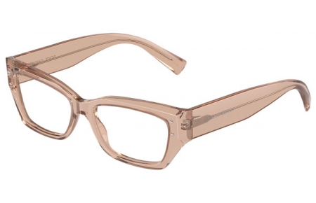 Monturas - Dolce & Gabbana - DG3387 - 3432  TRANSPARENT CAMEL