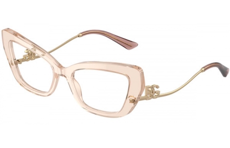 Monturas - Dolce & Gabbana - DG3391B - 3432  TRANSPARENT CAMEL