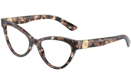 Monturas - Dolce & Gabbana - DG3394 - 3438  HAVANA BROWN PEARL