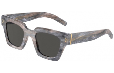 Gafas de Sol - Dolce & Gabbana - DG4413 - 342887  GREY MARBLE // DARK GREY