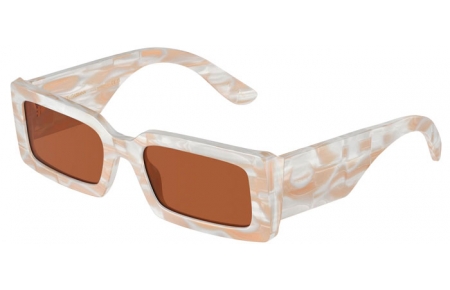 Gafas de Sol - Dolce & Gabbana - DG4416 - 343173  SAND MARBLE // DARK BROWN