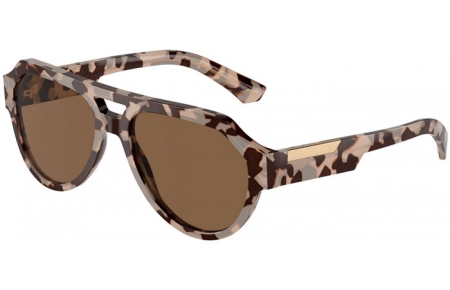 Gafas de Sol - Dolce & Gabbana - DG4466 - 343473  HAVANA BEIGE // DARK BROWN