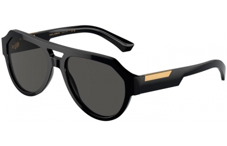 Gafas de Sol - Dolce & Gabbana - DG4466 - 501/87 BLACK // DARK GREY