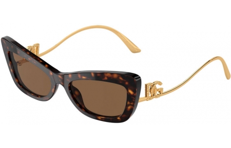 Gafas de Sol - Dolce & Gabbana - DG4467B - 502/73 HAVANA // DARK BROWN