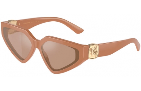 Gafas de Sol - Dolce & Gabbana - DG4469 - 32925A  CAMEL // LIGHT BROWN MIRROR FLASH