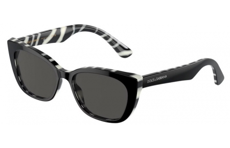 Gafas Junior - Dolce & Gabbana Junior - DX4427 - 337287  BLACK ON ZEBRA // DARK GREY