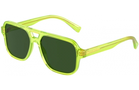 Gafas Junior - Dolce & Gabbana Junior - DX4003 - 344171  TRANSPARENT LIME // DARK GREEN