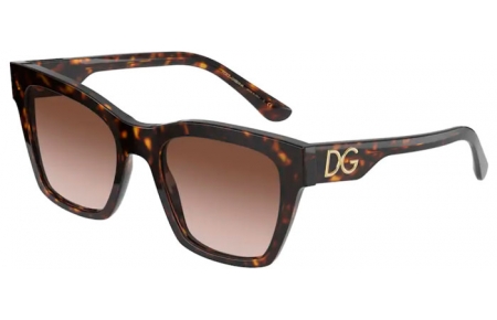 Gafas de Sol - Dolce & Gabbana - DG4384 - 502/13 HAVANA // BROWN GRADIENT