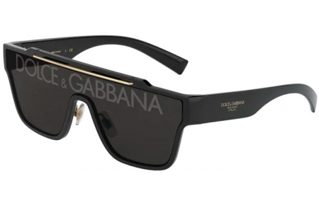 Gafas de Sol - Dolce & Gabbana - DG6125 - 501/M BLACK // DARK GREY TAMPO D&G SILVER