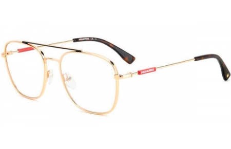 Monturas - Dsquared2 - D2 0047 - RHL GOLD BLACK